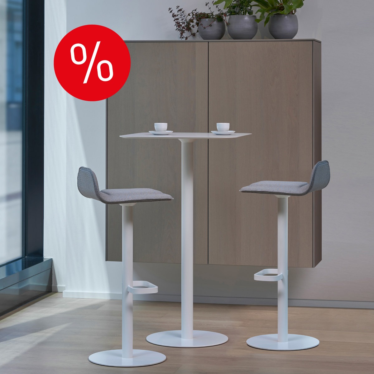 Theke/Bartisch mit on sale Barhocker